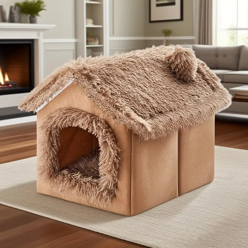 Soft Plush Dog House 