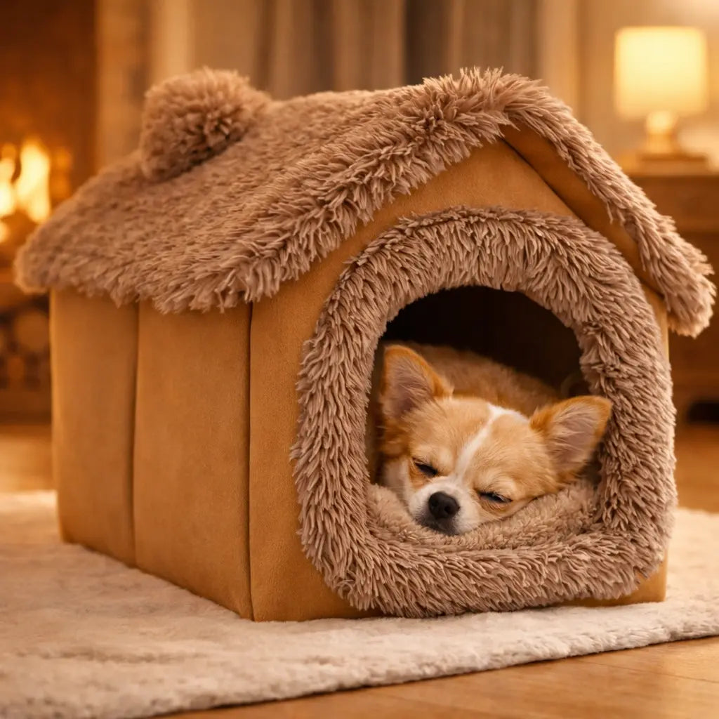 Soft Plush Dog House 