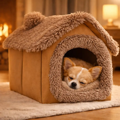 Soft Plush Dog House 